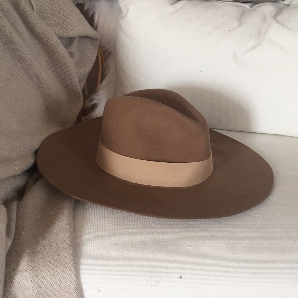Wide Brimmed Felt Hat